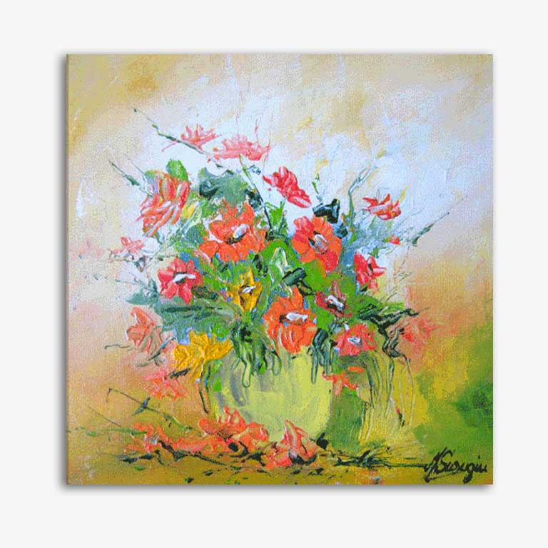 oil painting flowers